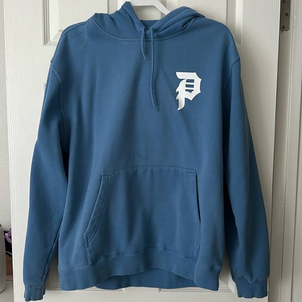 Brand new, Columbia blue hoodie. Size Large